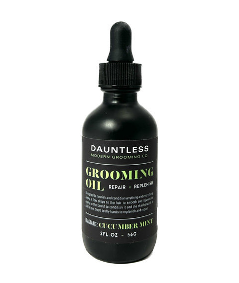 Dauntless Modern Grooming-Grooming Oil Cucumber Mint Olejek Do Brody i Włosów 56g