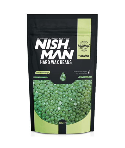 Nishman-Hard Wax Beans Azulen Wosk do Depilacji 500g