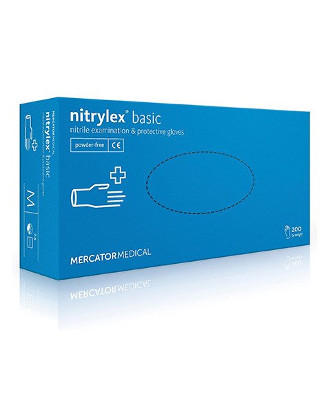 Nitrylex-Nitrylex Basic Rękawiczki nitrylowe niebieskie 100 szt.