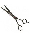 Fox-Professional Hair Scissors 6'' Black Skull Nożyczki Fryzjerskie